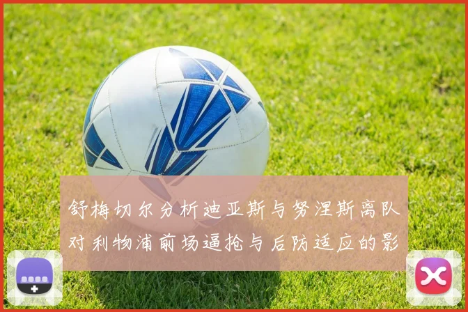 舒梅切尔分析迪亚斯与努涅斯离队对利物浦前场逼抢与后防适应的影响
